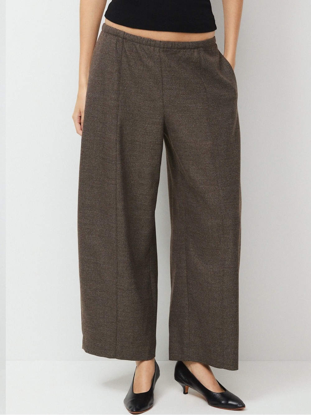 Aritzia Somerset Pant XS Cacao nib brown ARITZIA Wilfred Somerset Pant